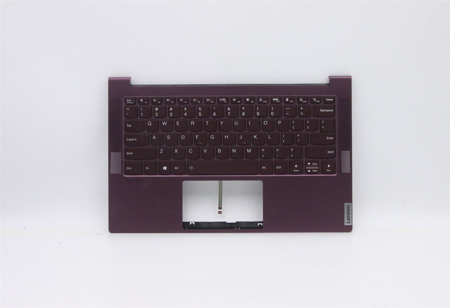 Lenovo Yoga 7-14IIL05 Keyboard Palmrest Top Cover US Purple Backlit 5CB0X55898