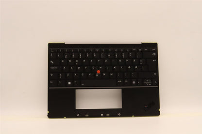 Lenovo ThinkPad Z13 Gen 1 Keyboard Palmrest Top Cover Danish Black 5M11H94964