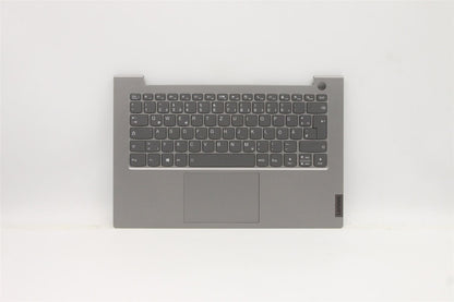 Lenovo ThinkBook 14 G2 ARE Keyboard Palmrest Top Cover German Grey 5CB1B02602