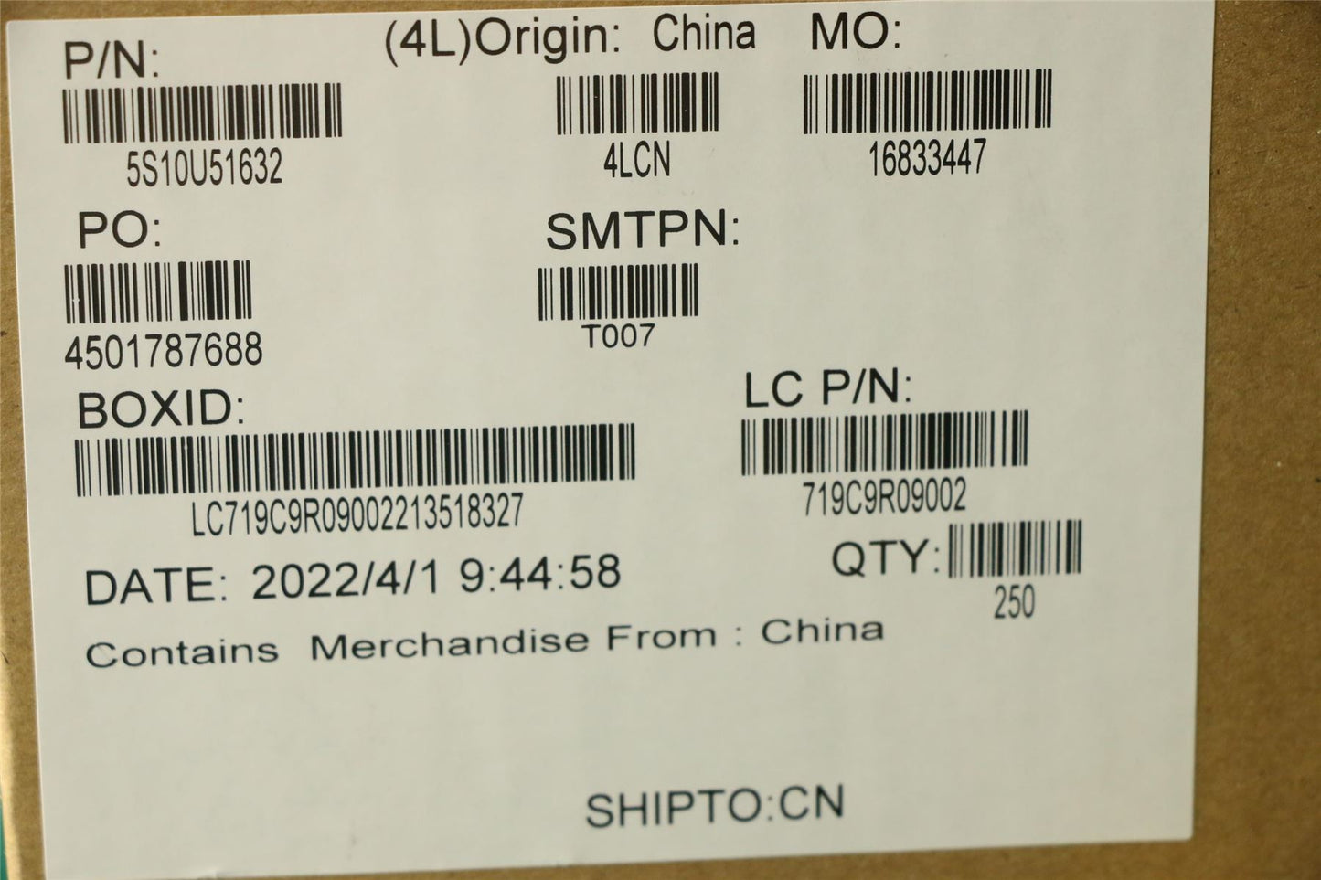 Lenovo SCREW Screw M2*5 5S10U51632