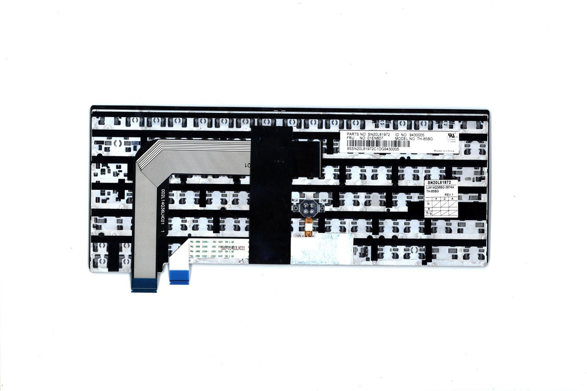 Genuine Lenovo ThinkPad T470s 13 Gen 2 Keyboard Bulgarian Black 01EN607 01EN729