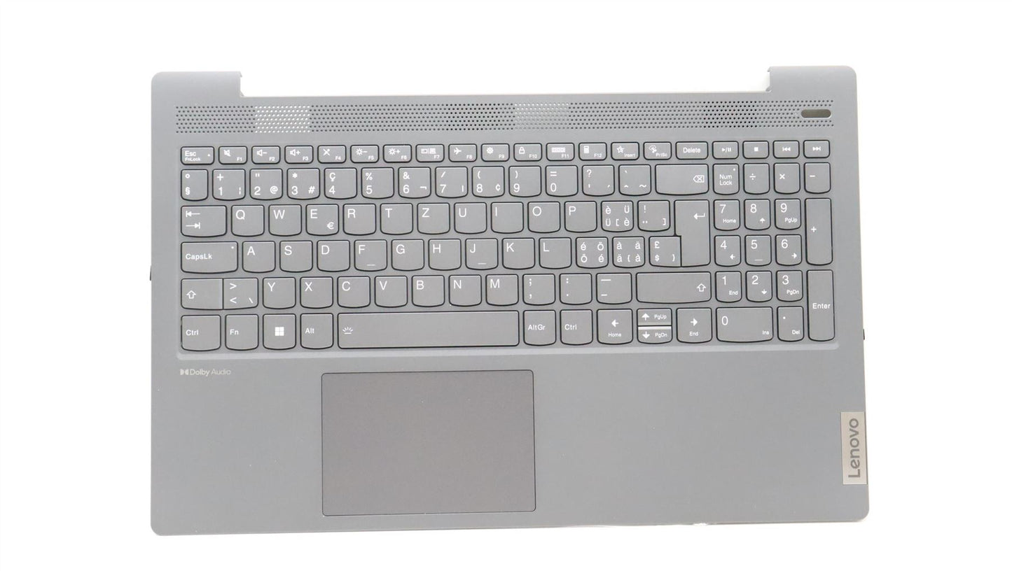 Lenovo IdeaPad 5 15IAL7 Palmrest Cover Touchpad Keyboard Switzerland 5CB1J01480