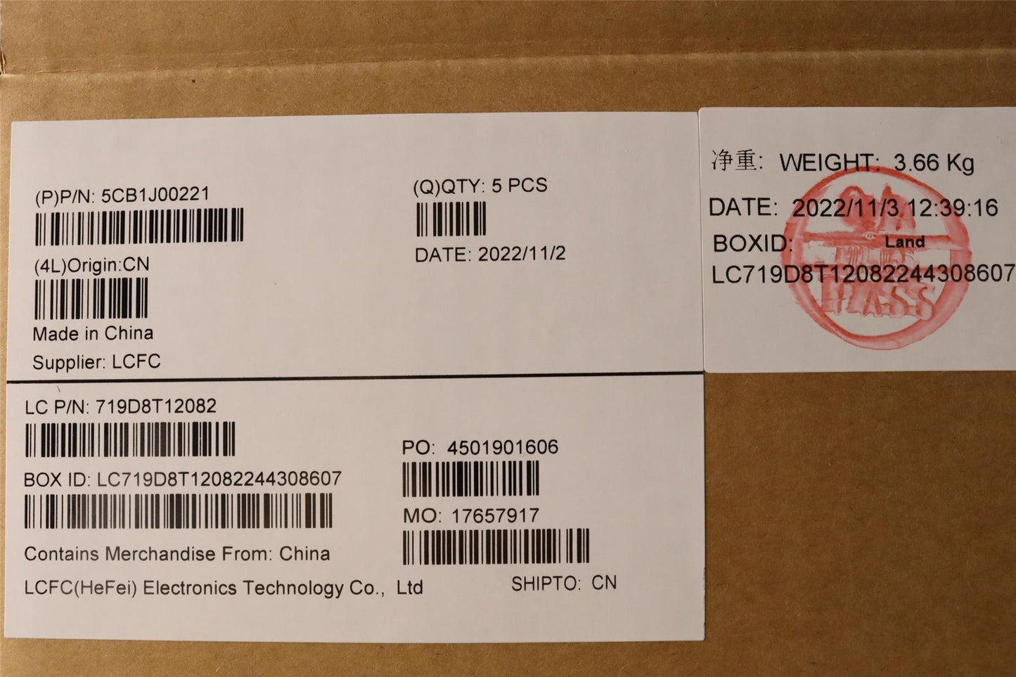 Lenovo IdeaPad 5 15IAL7 Palmrest Cover Touchpad Keyboard US Euro 5CB1J00221