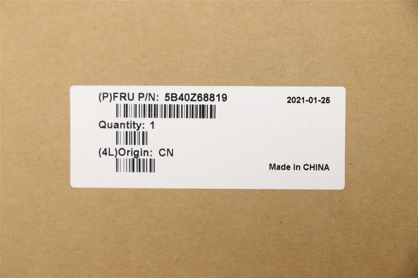 Lenovo FRU BRACKET BRACKET K-LOCK 5B40Z68819
