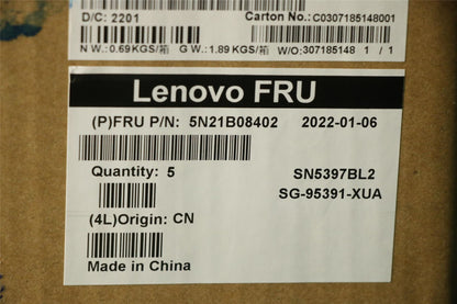 Lenovo ThinkPad T14 Gen 2 P14s Gen 2 Keyboard US Euro Black Backlit 5N21B08365