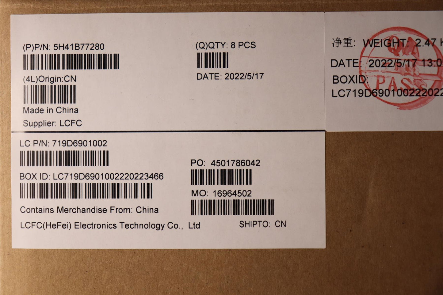 Lenovo ThinkPad P16s Gen 1 T16 Gen 1 Thermal Heatsink Cooling Fan 5H41B77283