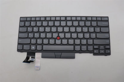 Lenovo ThinkPad T14 Gen 2 P14s Gen 2 Keyboard Ukrainian Grey Backlit 5N21B08376