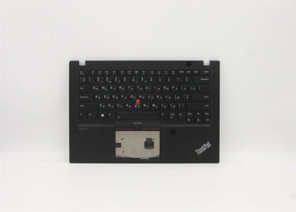 Lenovo ThinkPad T14s Keyboard Palmrest Top Cover Ukrainian Black 5M10Z41452
