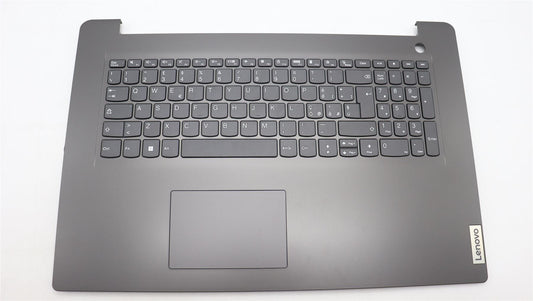 Lenovo V17 G4 IRU Palmrest Cover Touchpad Keyboard Italian Iron Gray 5CB1L74846