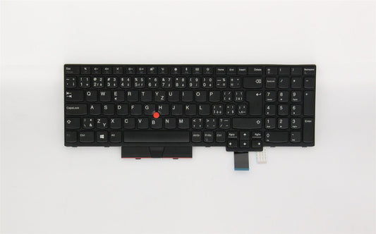 Lenovo ThinkPad T580 P52s Keyboard Czech Black 01HX592