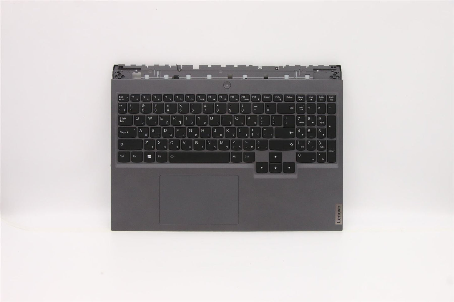 Lenovo 5 16ITH6 Palmrest Cover Touchpad Keyboard Hebrew Slate Grey 5CB1D09630