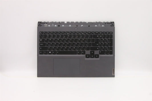 Lenovo 5 16ITH6 Palmrest Cover Touchpad Keyboard Hebrew Slate Grey 5CB1D09630