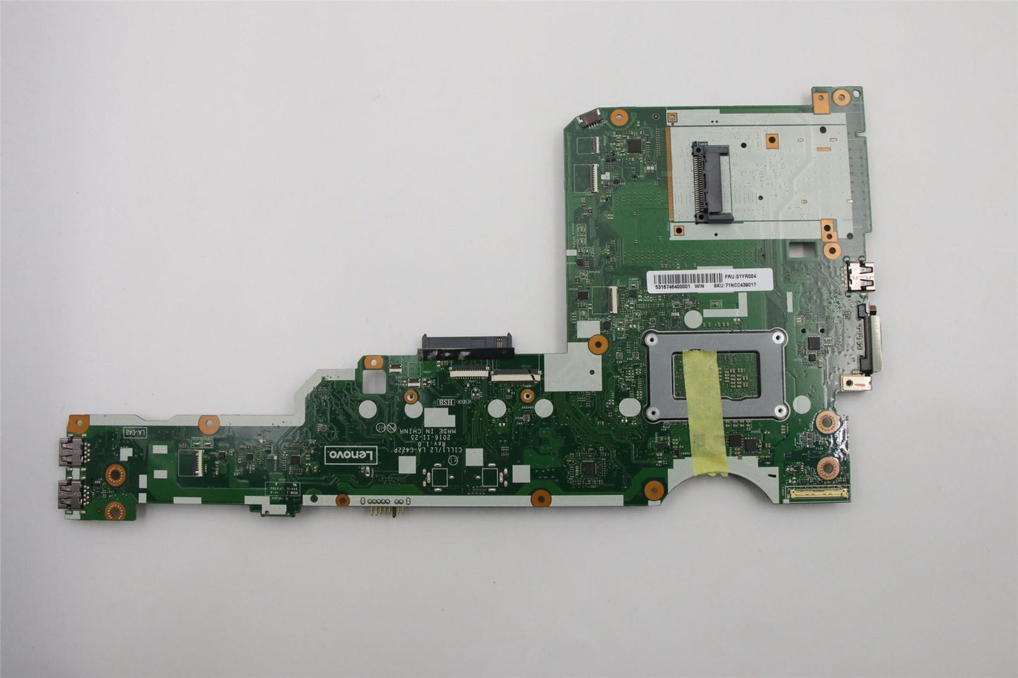 Lenovo ThinkPad L570 L570 Motherboard Mainboard UMA Intel i3-6006U 01ER231