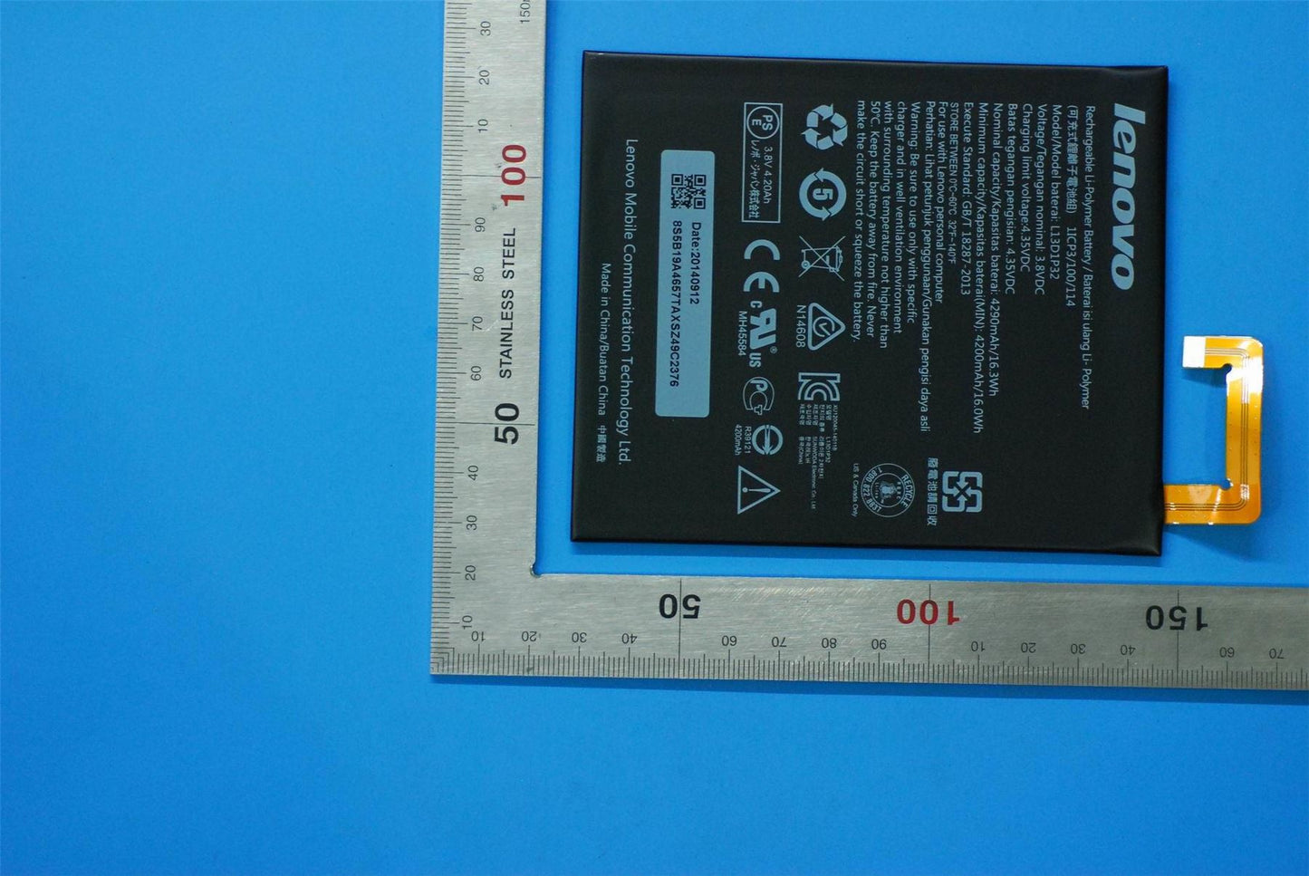 Lenovo TAB3 8 Tablet TAB 2 A8-50 Tablet Battery 3.8V 16Wh 5B19A4657T