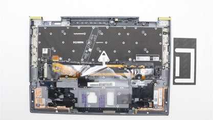 Lenovo ThinkPad X1 7th Gen Keyboard Palmrest Top Cover US Euro Grey 5M11H45786