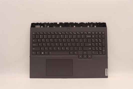 Lenovo Legion 5 16ARH7H Palmrest Touchpad Cover Keyboard US Grey 5CB1H71046