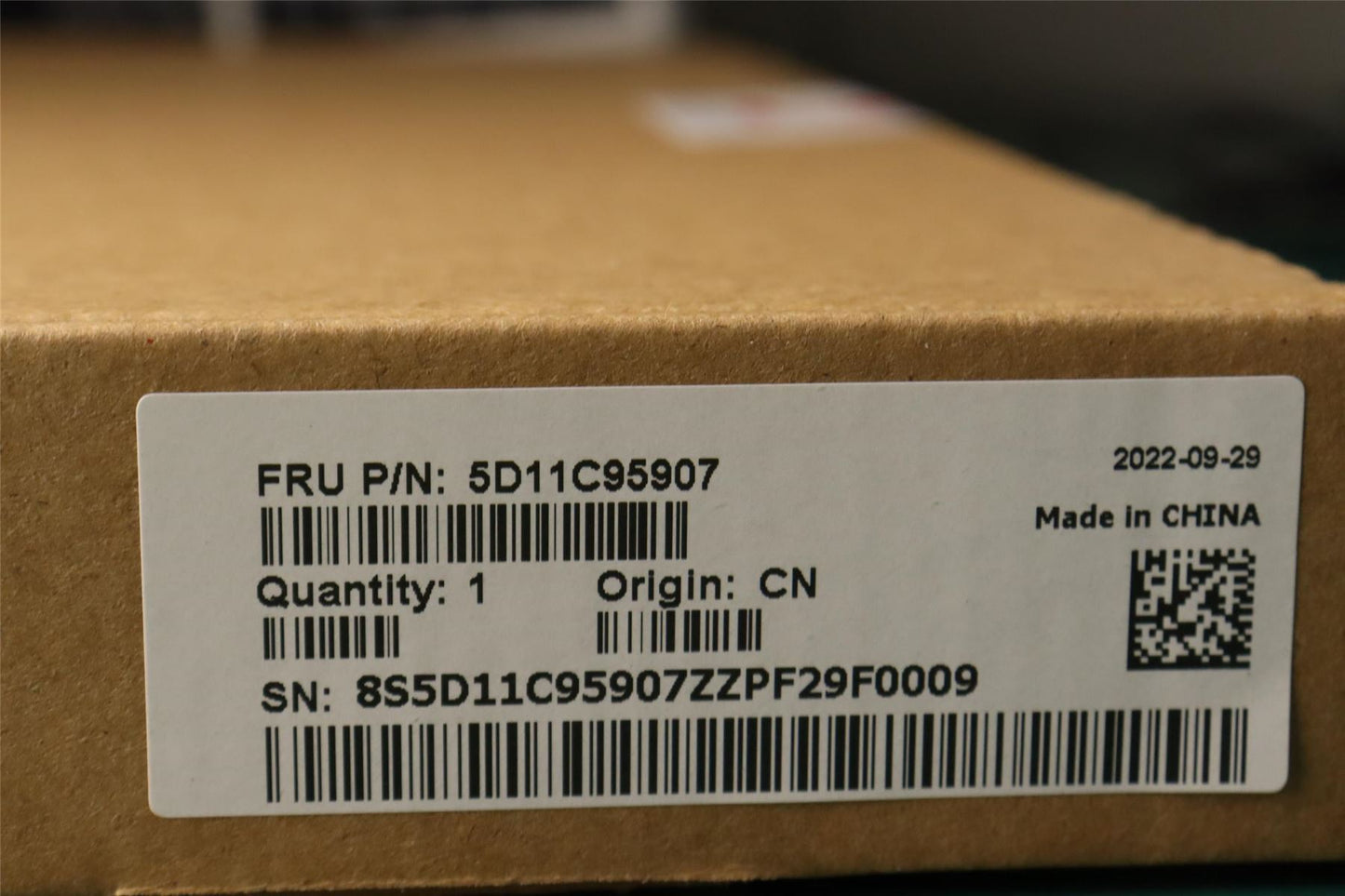 Lenovo FRU 15.6UHD IPSAGNTsRGB FCC-CSOT 5D11C95907
