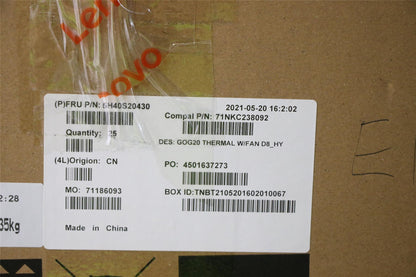 Lenovo IdeaPad 3-15ACH6 Thermal Heatsink Cooling Fan 5H40S20430