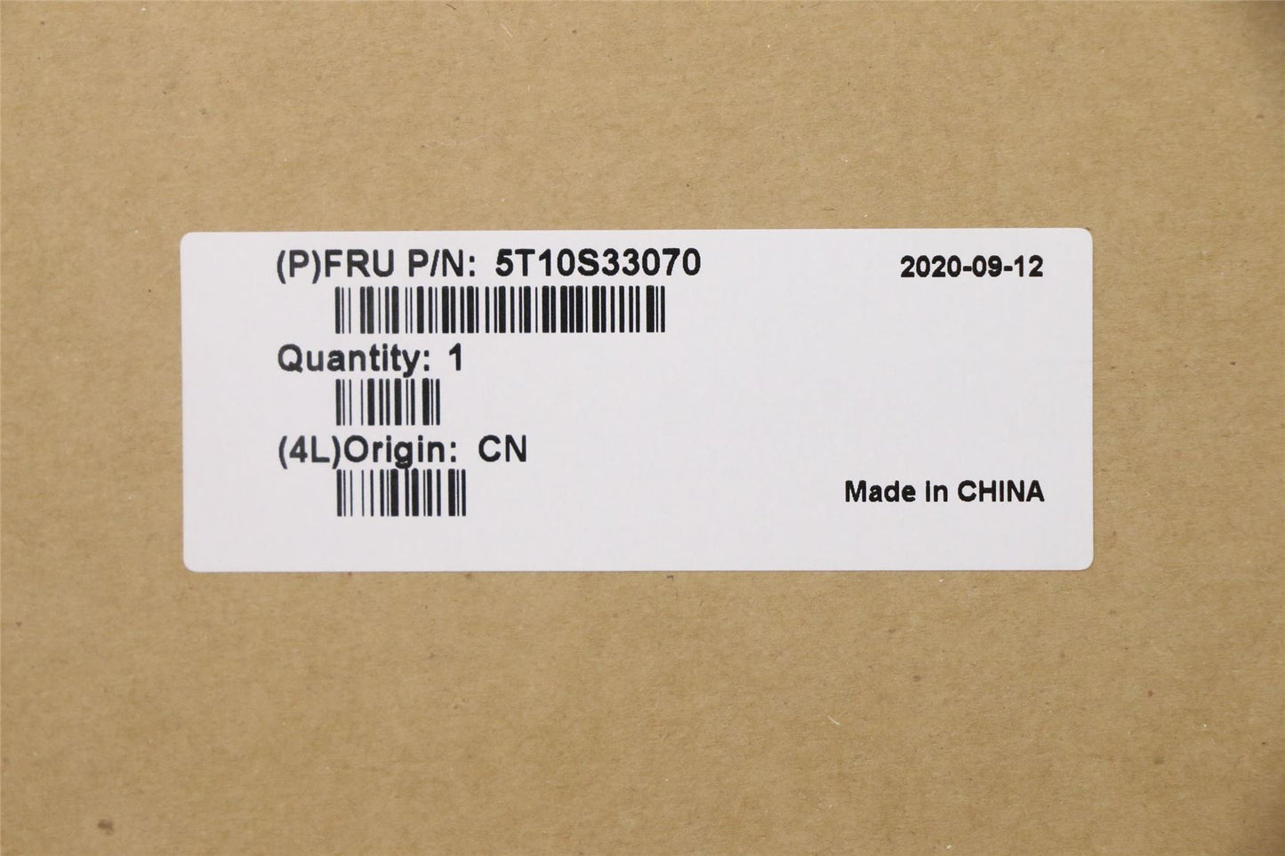 Lenovo 5T10S33070 TAPE Removable Tape Q 82A1