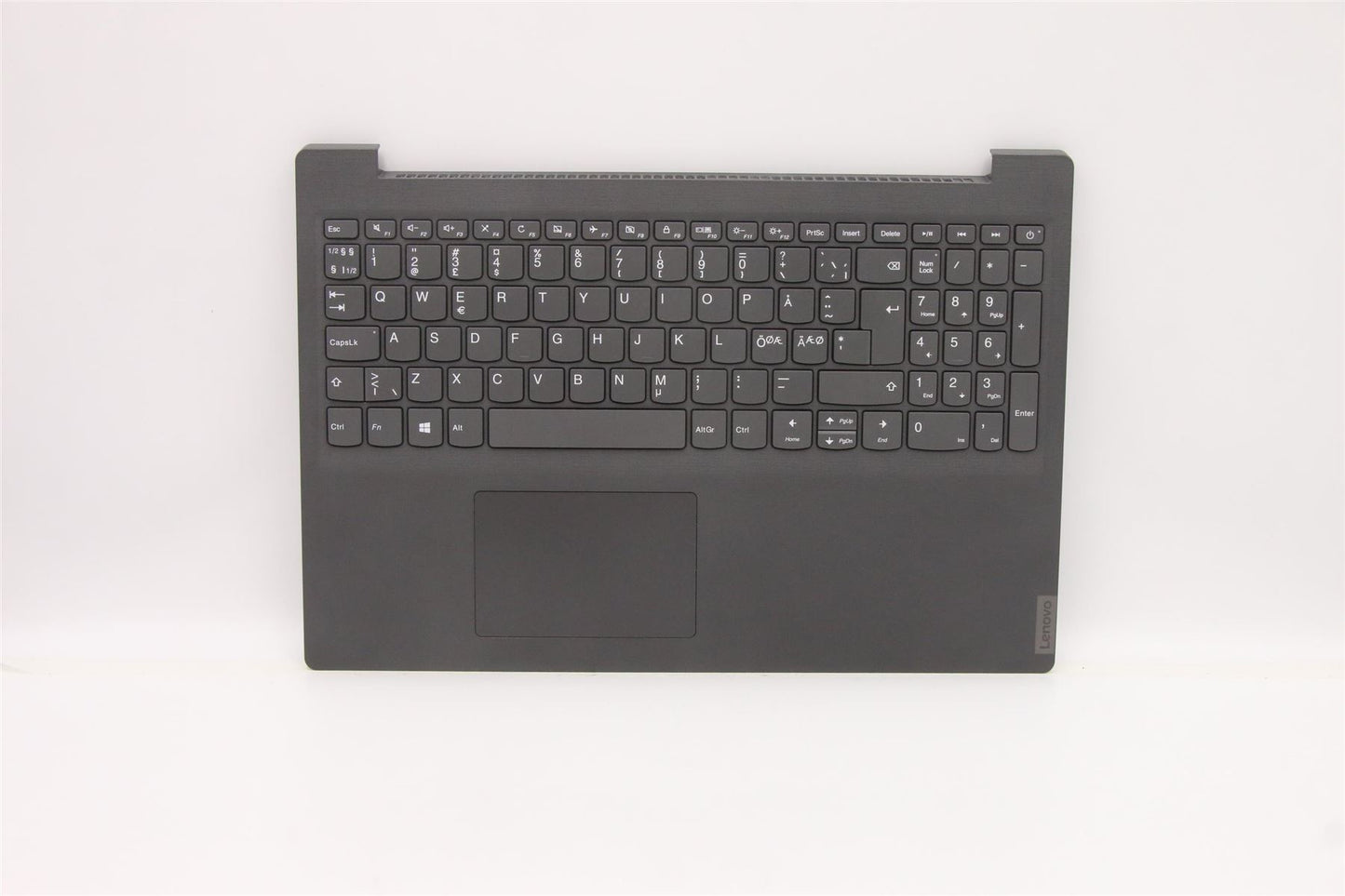 Lenovo V15-ADA Keyboard Palmrest Top Cover Norwegian Grey 5CB1D01957