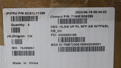 Lenovo IdeaPad 5 14IRL8 5 14ABR8 Palmrest Cover Touchpad Keyboard 5CB1L11189