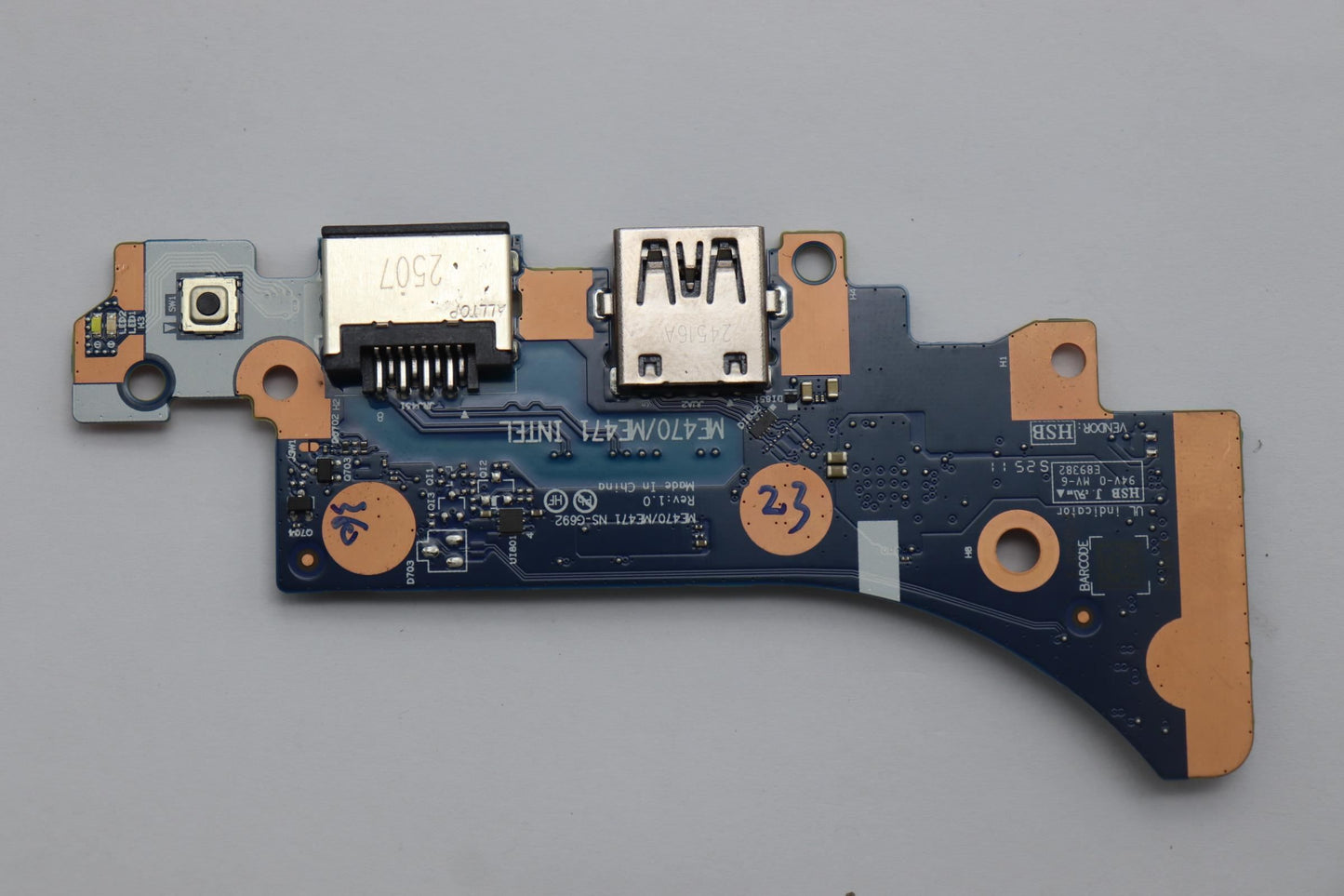 Lenovo CARDPOP PCBA IO/B NSG692 ME470 FP vPro I/O Board 5C51R91723