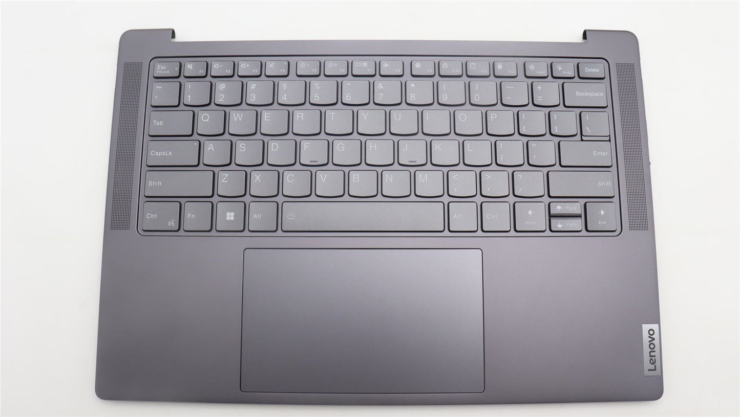 Lenovo Yoga 7 14APH8 Palmrest Cover Touchpad Keyboard US Storm Grey 5CB1L80275