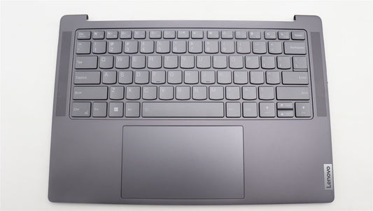 Lenovo Yoga 7 14APH8 Palmrest Cover Touchpad Keyboard US Storm Grey 5CB1L80275