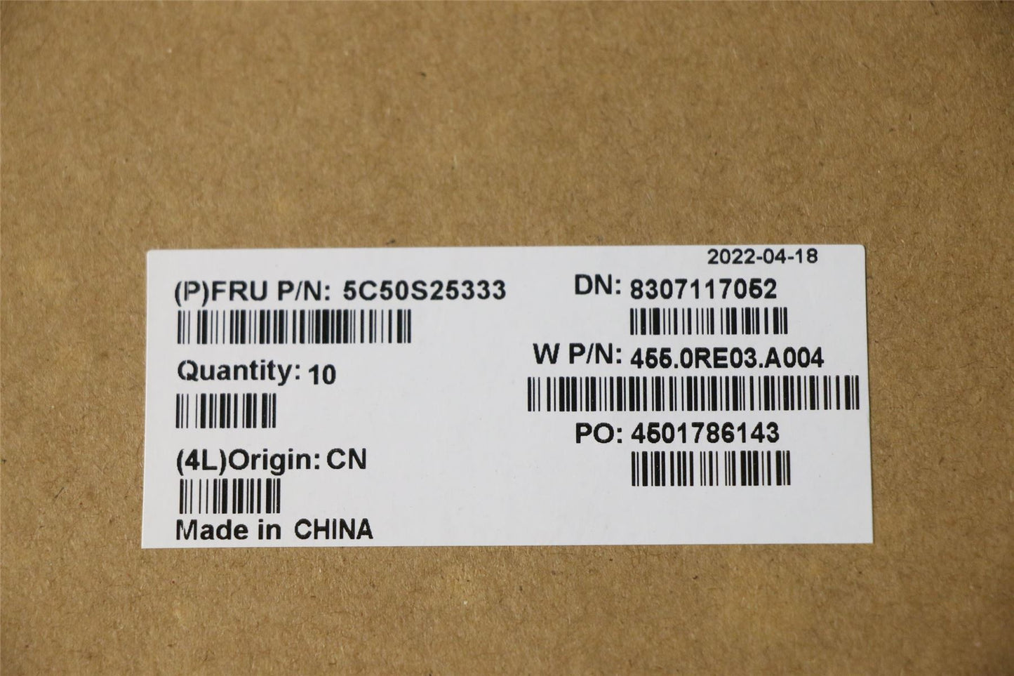 Lenovo Sensor_Board W 82R9 5C50S25333
