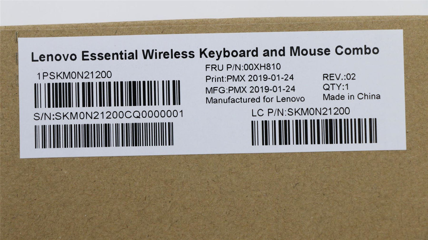 Lenovo WL KM Calliope BK GER 00XH810