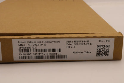 Lenovo USB Calliope KB BK DEN 5D50U84443