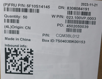 Lenovo ThinkBook 16 G6 IRL Thermal Cooling Fan Fans 5F10S14145