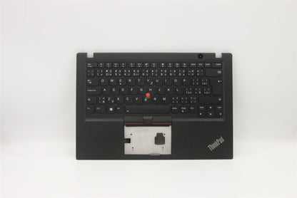 Lenovo ThinkPad T495s Keyboard Palmrest Top Cover Czech Slovakian 5M11A08703