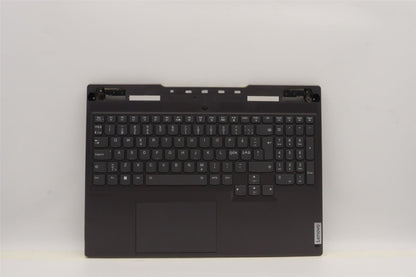 Lenovo S7 16IAH7 Palmrest Cover Touchpad Keyboard Nordic Storm Grey 5CB1J04332
