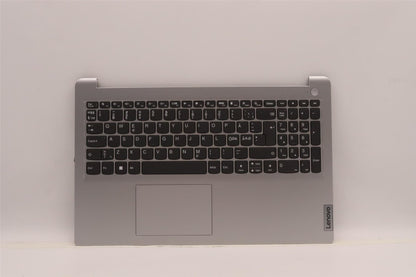 Lenovo IdeaPad 1 15IGL7 Palmrest Cover Touchpad Keyboard Nordic Grey 5CB1J19744