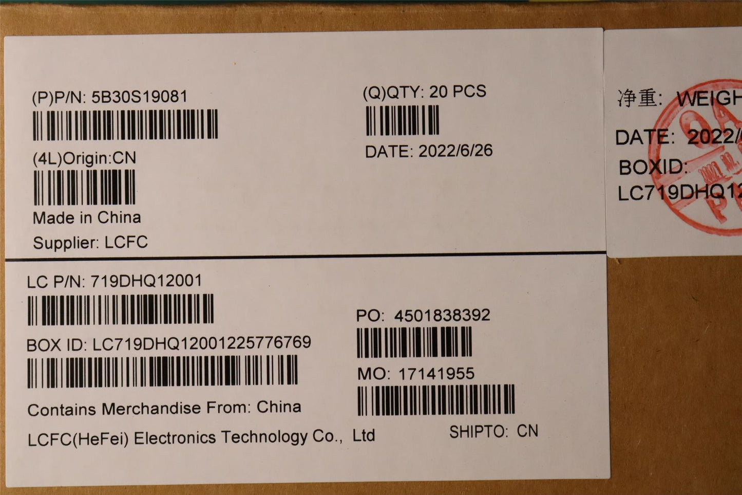 Lenovo LCD Bezel L82TK 5B30S19081