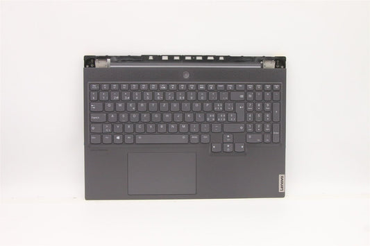 Lenovo 7 16ITHg6 Palmrest Cover Touchpad Keyboard Switzerland Grey 5CB1D05134