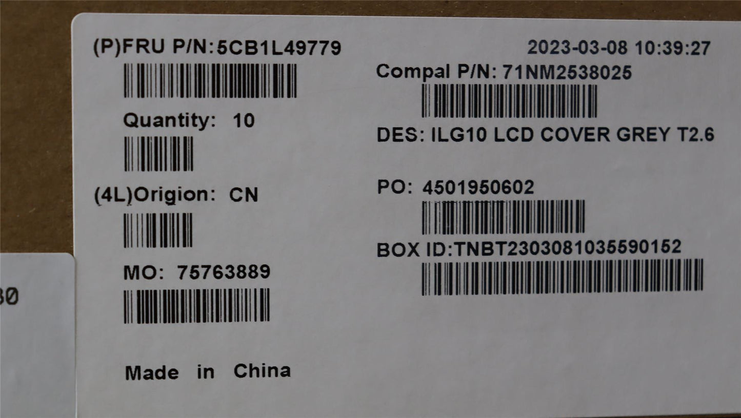 Lenovo LOQ 15APH8 LOQ 15IRH8 LCD Cover Rear Back Housing Blue 5CB1L49779