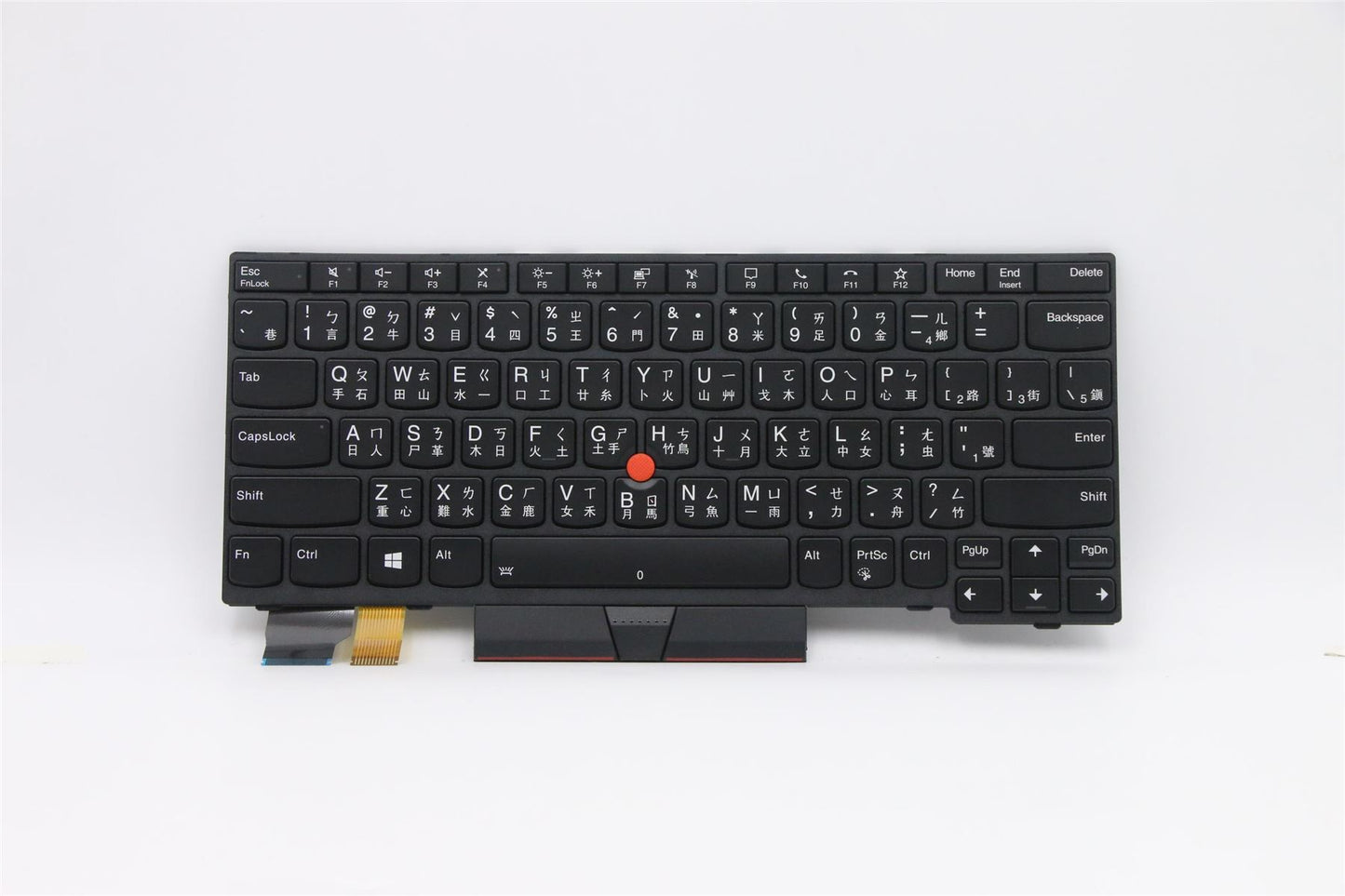 Lenovo ThinkPad X13 L13 Gen 2 s Keyboard Traditional Chinese Black 5N20V43209
