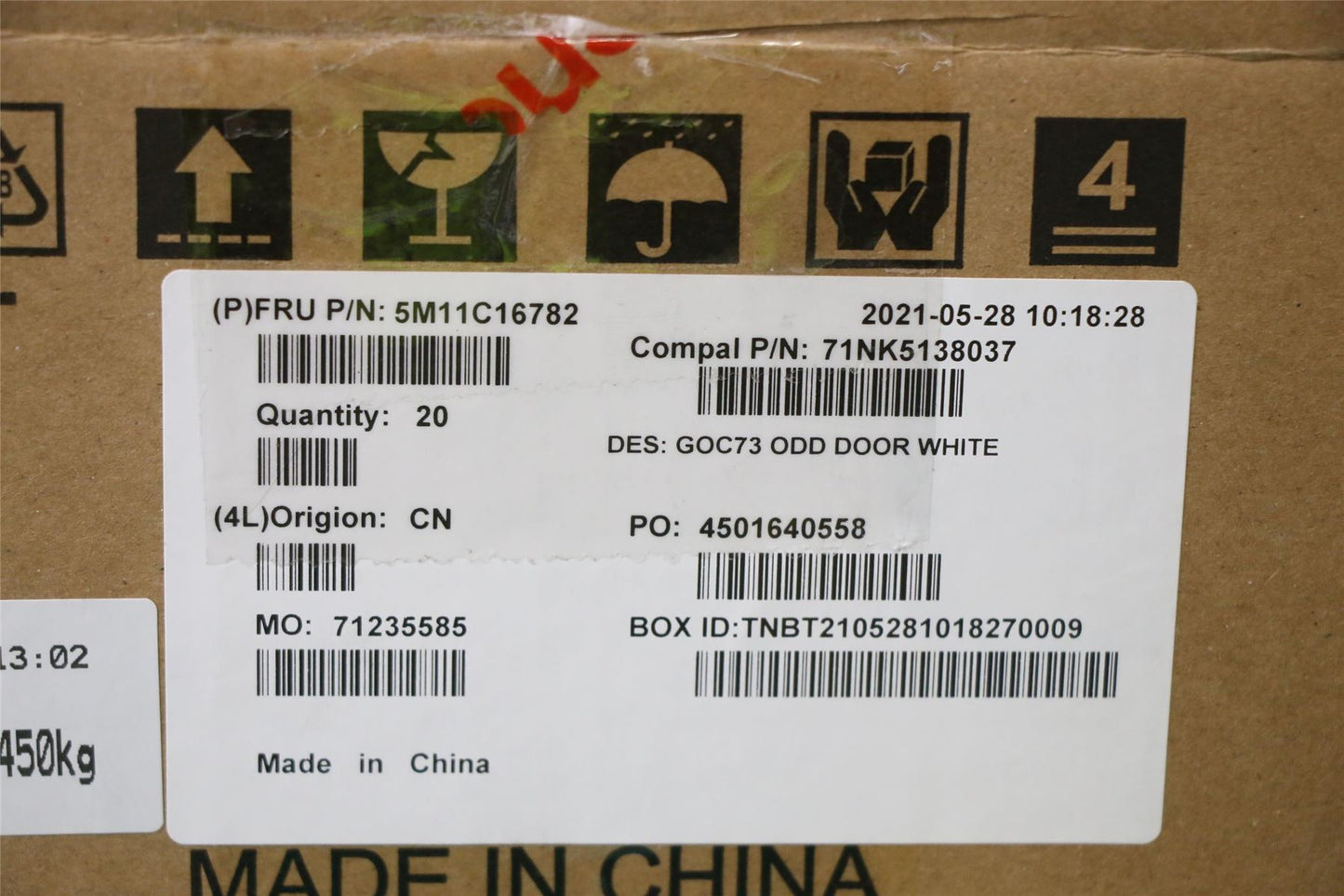 Lenovo IdeaCentre 3-27ITL6 3-27ALC6 Bezel Cover DVD Optical Drive 5M11C16782