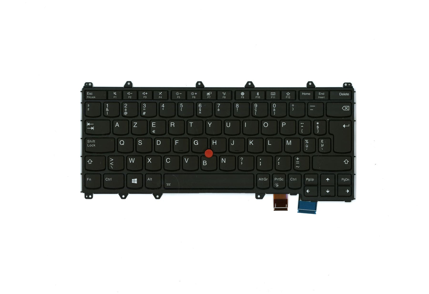 Lenovo Yoga X380 Keyboard Belgian Black Backlit 01HW621