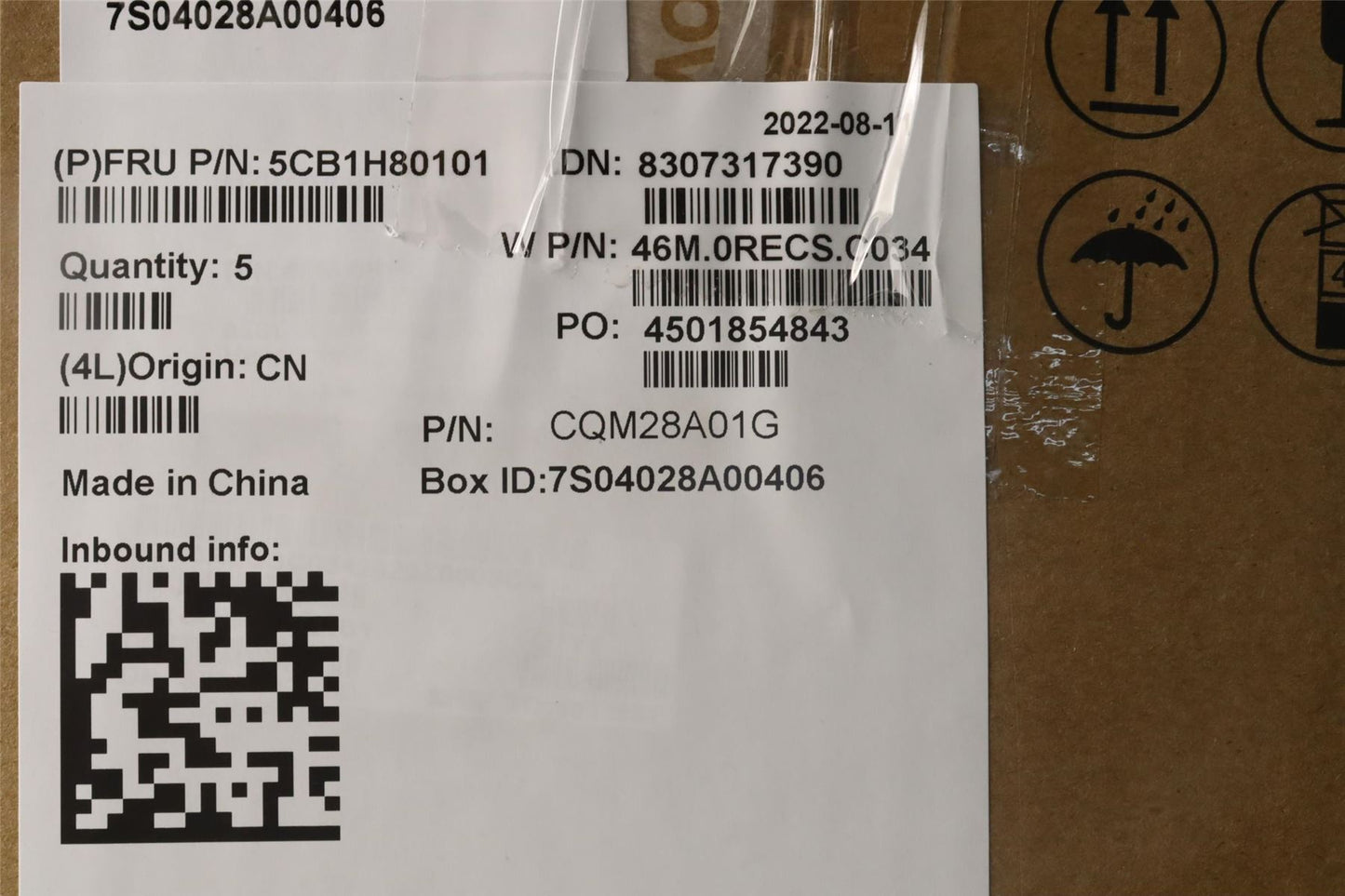 Lenovo IdeaPad 5 16ALC7 Keyboard Palmrest Top Cover Czech slovakian 5CB1H80101