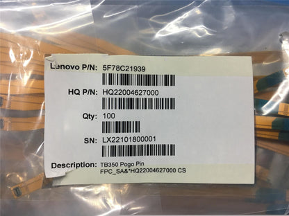 Lenovo TB350 Pogo Pin FPC_SA&*HQ22004627000 CS 5F78C21939