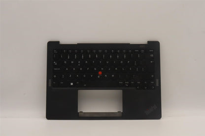Lenovo ThinkPad X13s Keyboard Palmrest Top Cover Portuguese Black 5M11J12821