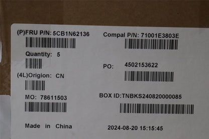 Lenovo UpperCaseASM_SPA C 83FD WH RGB 5CB1N62136