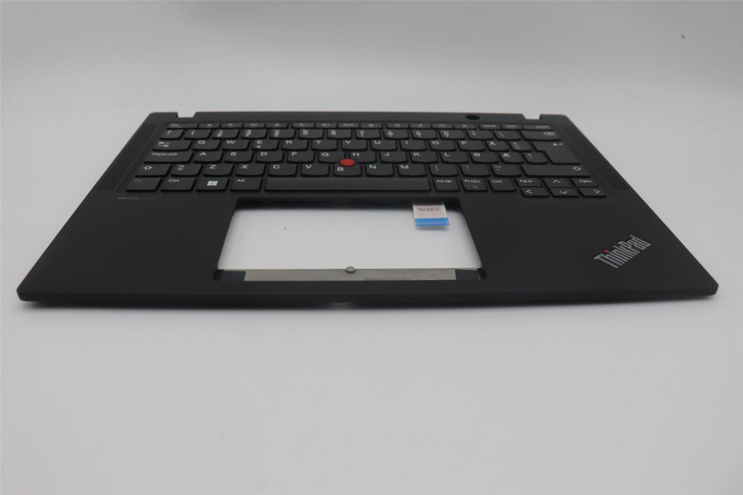Lenovo ThinkPad X13 Gen 4 Keyboard Palmrest Top Cover Nordic Black 5M11H94313