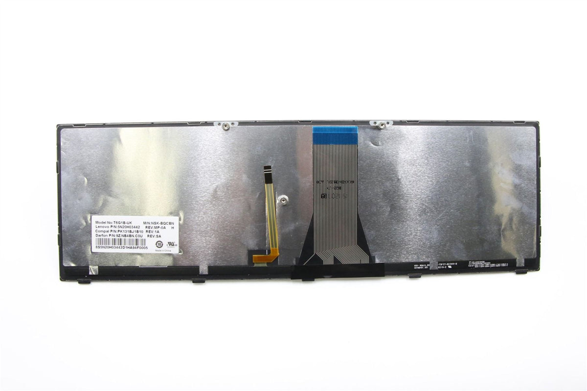 Lenovo Z51-70 IdeaPad 500-15ACZ 500-15ISK Keyboard UK Silver 5N20H03540