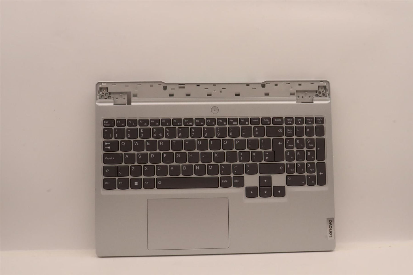 Lenovo 5 15IAH7H Palmrest Cover Touchpad Keyboard UK Cloud Grey 5CB1F38691