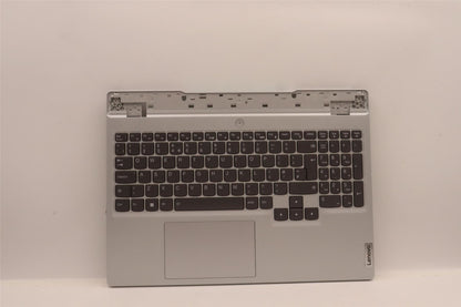 Lenovo 5 15IAH7H Palmrest Cover Touchpad Keyboard UK Cloud Grey 5CB1F38691