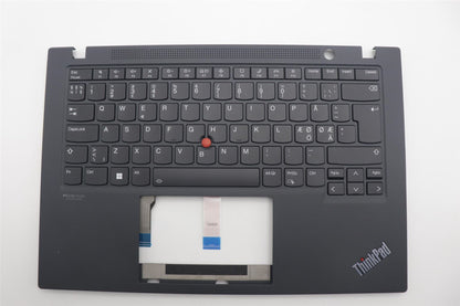 Lenovo ThinkPad T14s Gen 2 Keyboard Palmrest Top Cover Nordic Black 5M11F24624